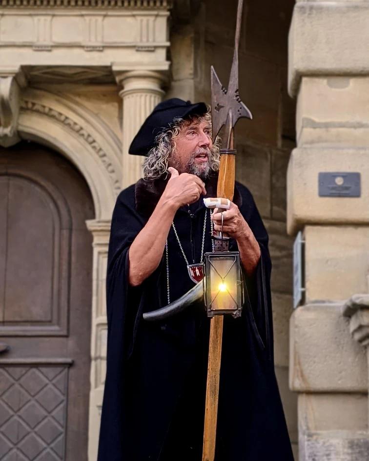 Tour do guardião noturno medieval em Rothenburg