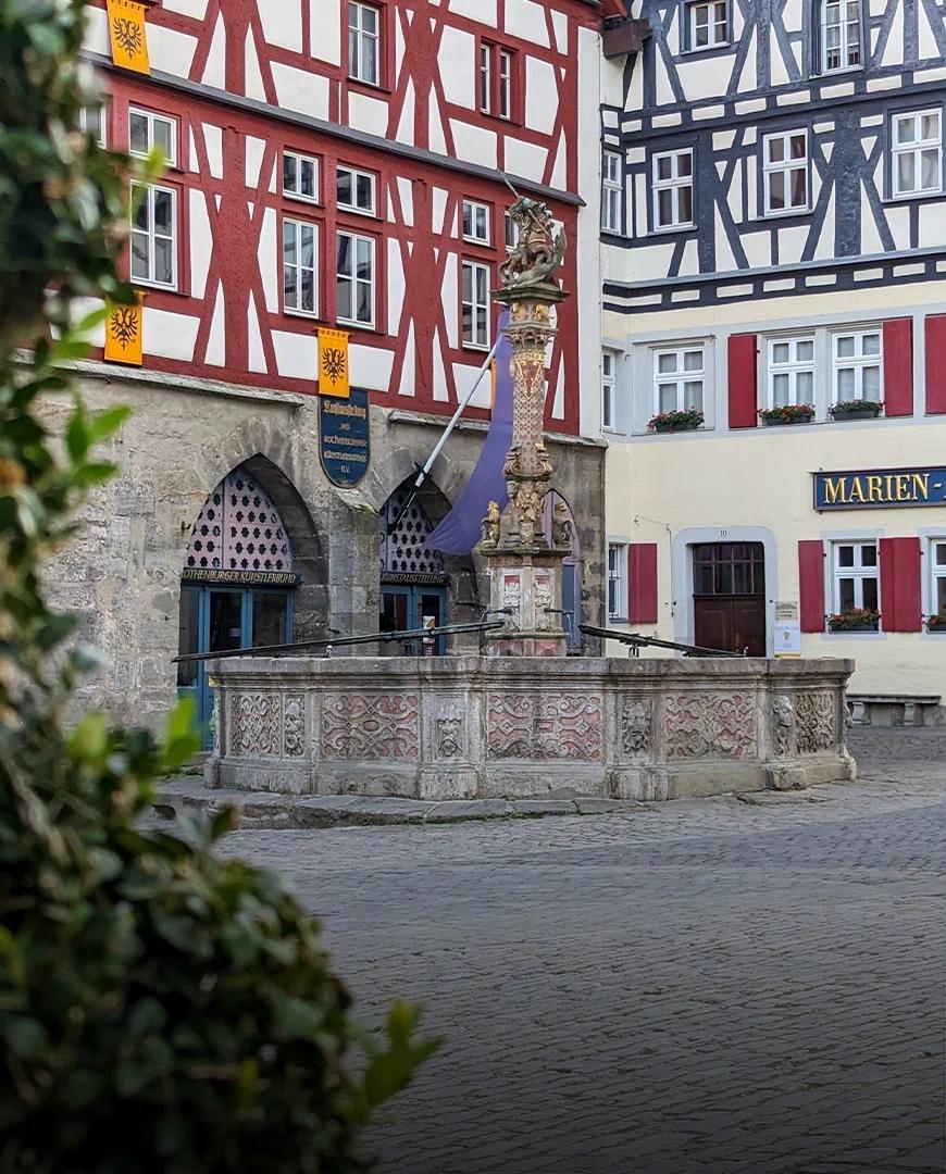 Praça do Mercado e Prefeitura Rothenburg